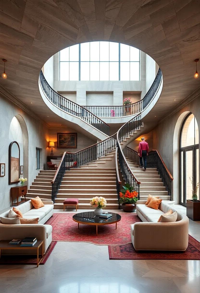 majestic Staircases: A Fusion of Elegance and Architectural Grandeur