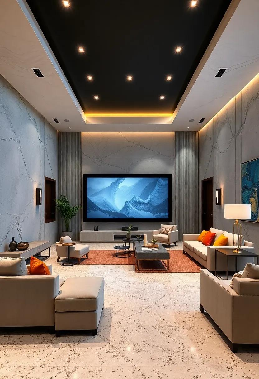 Terrazzo Flooring Elegance: A Timeless Choice for Upscale Home Theaters