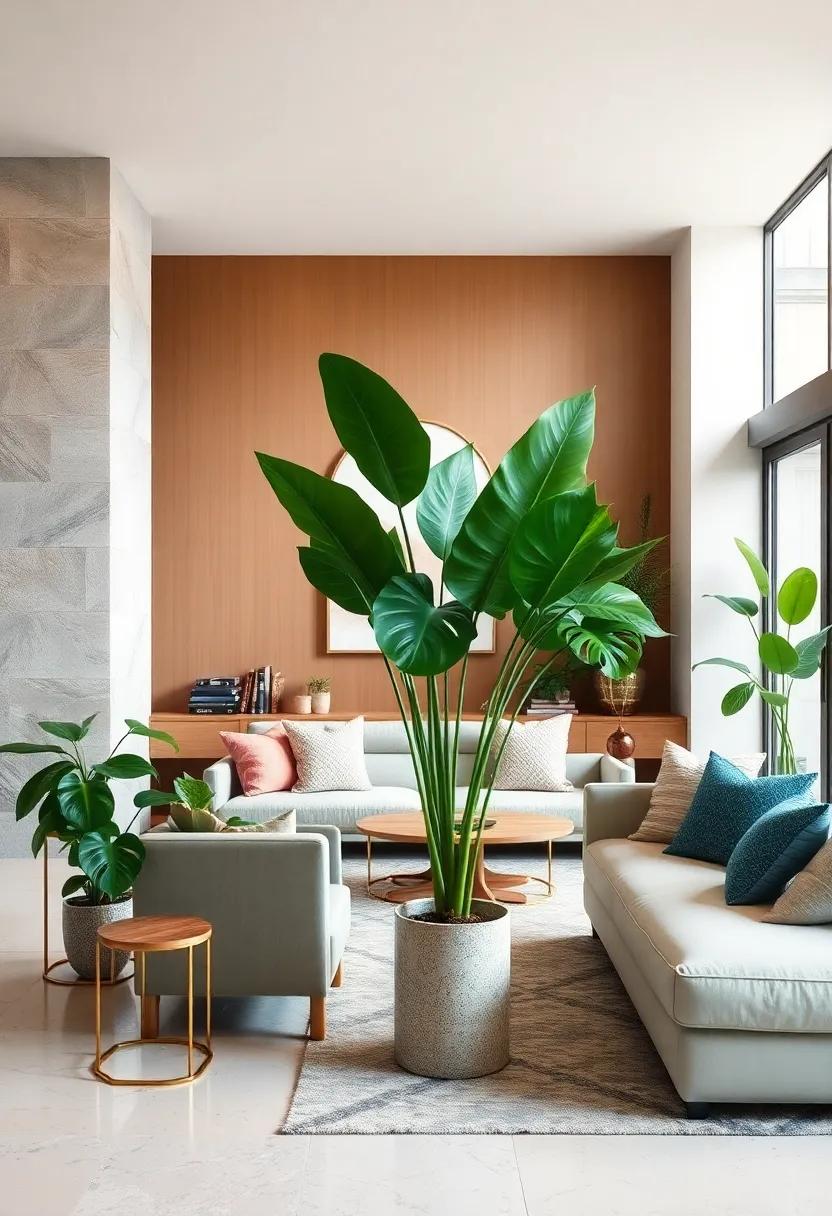 Split Leaf Philodendron - Often mistaken for Monstera, this plant boasts ‌large, glossy leaves ​that elevate the stylishness of modern interiors