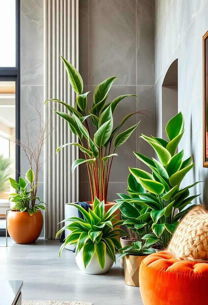 ZZ Plant Variegata - A captivating variant of the original ZZ Plant, its creamy ⁢white ‌and green leaves ‍offer a more striking look for‌ your space