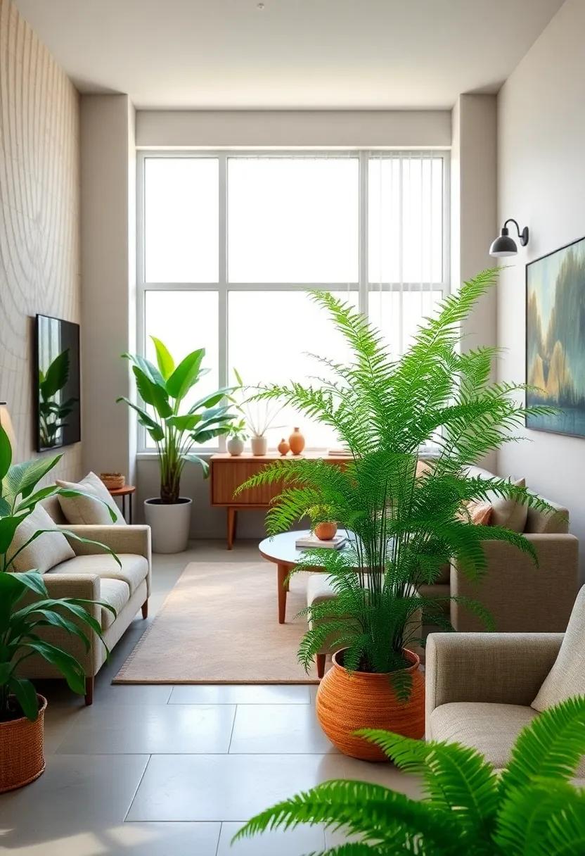 Boston Fern - This‌ lush fern​ brings a touch of nostalgia and elegance,creating a soft,cascading effect that pairs beautifully with vintage decor