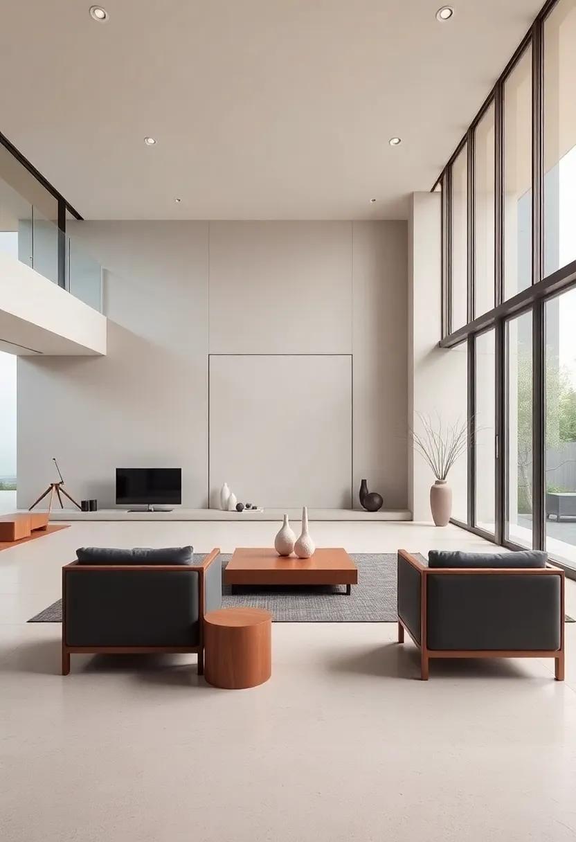 Generous Use of Space: Open layouts allow for fluid movement and create a peaceful mind-space, reinforcing a sense of freedom