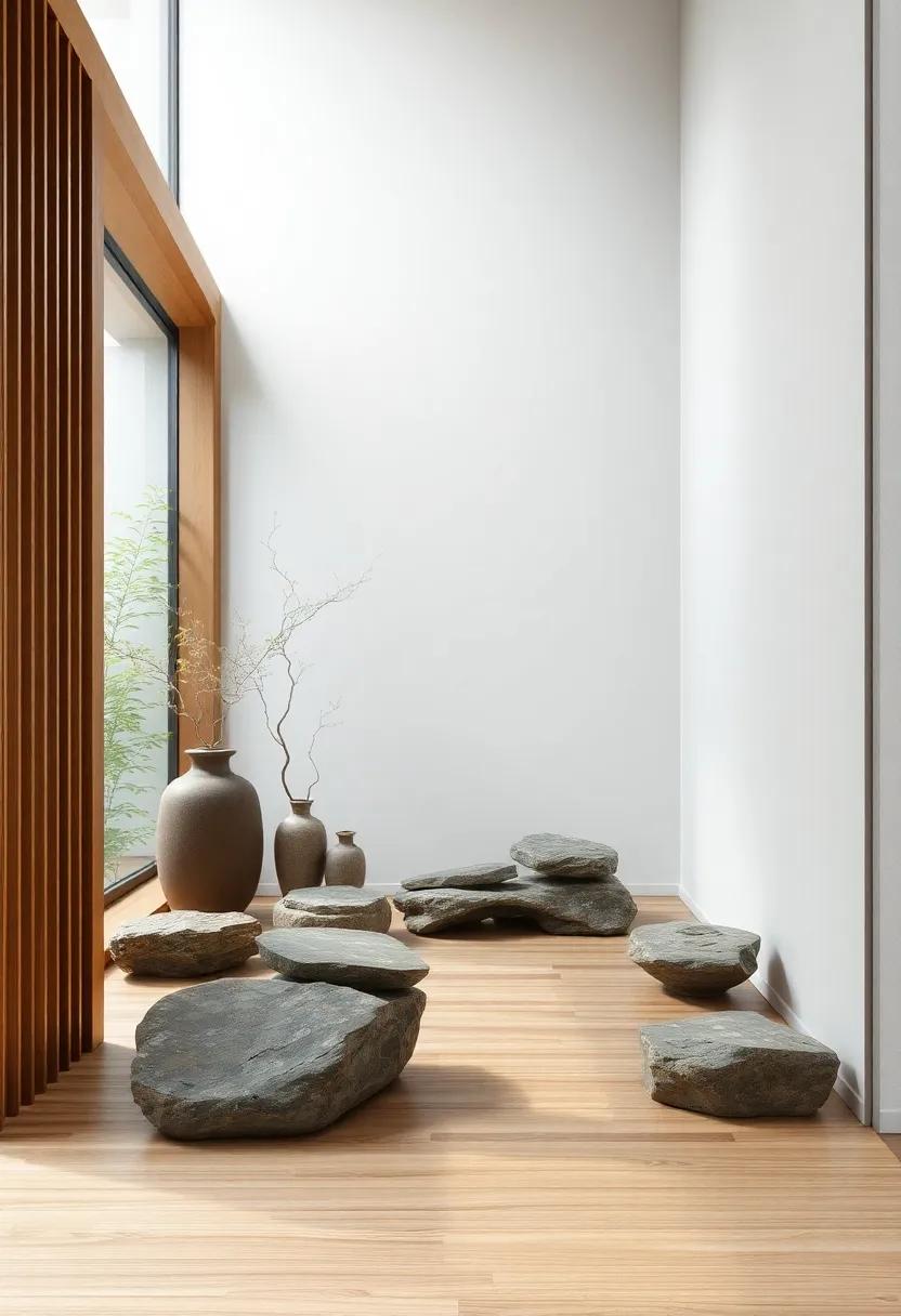 Natural Materials: Incorporating wood, stone, and bamboo creates a connection with nature, evoking a sense of tranquility