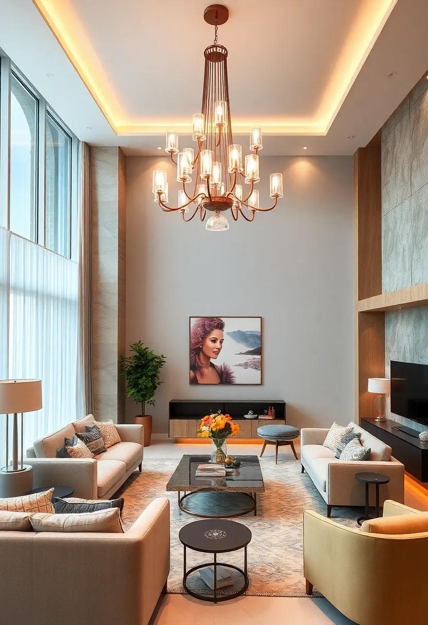 Interactive Chandeliers: Elevate functionality with a⁤ chandelier that incorporates ⁢adjustable ⁢lighting features, allowing you to create the perfect atmosphere for⁢ any occasion