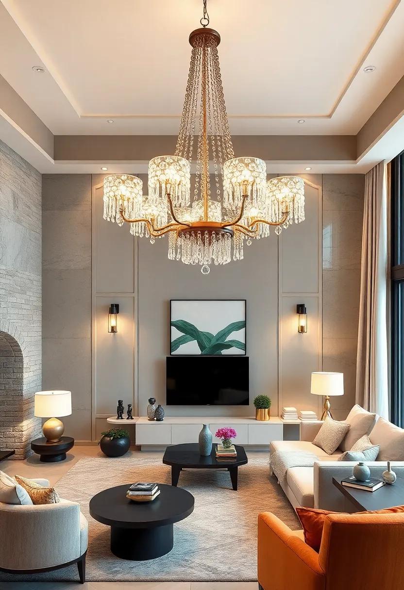 Crystal-Embellished Shades: Choose a ‌chandelier with crystal-embellished lamp shades that delicately filter light, creating a ‍warm and inviting ambiance