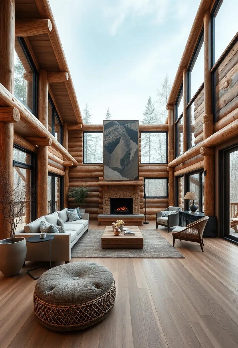 Embodying Nature:‌ the‌ Allure of natural⁣ Materials in‌ Luxury Log Cabin⁤ Design