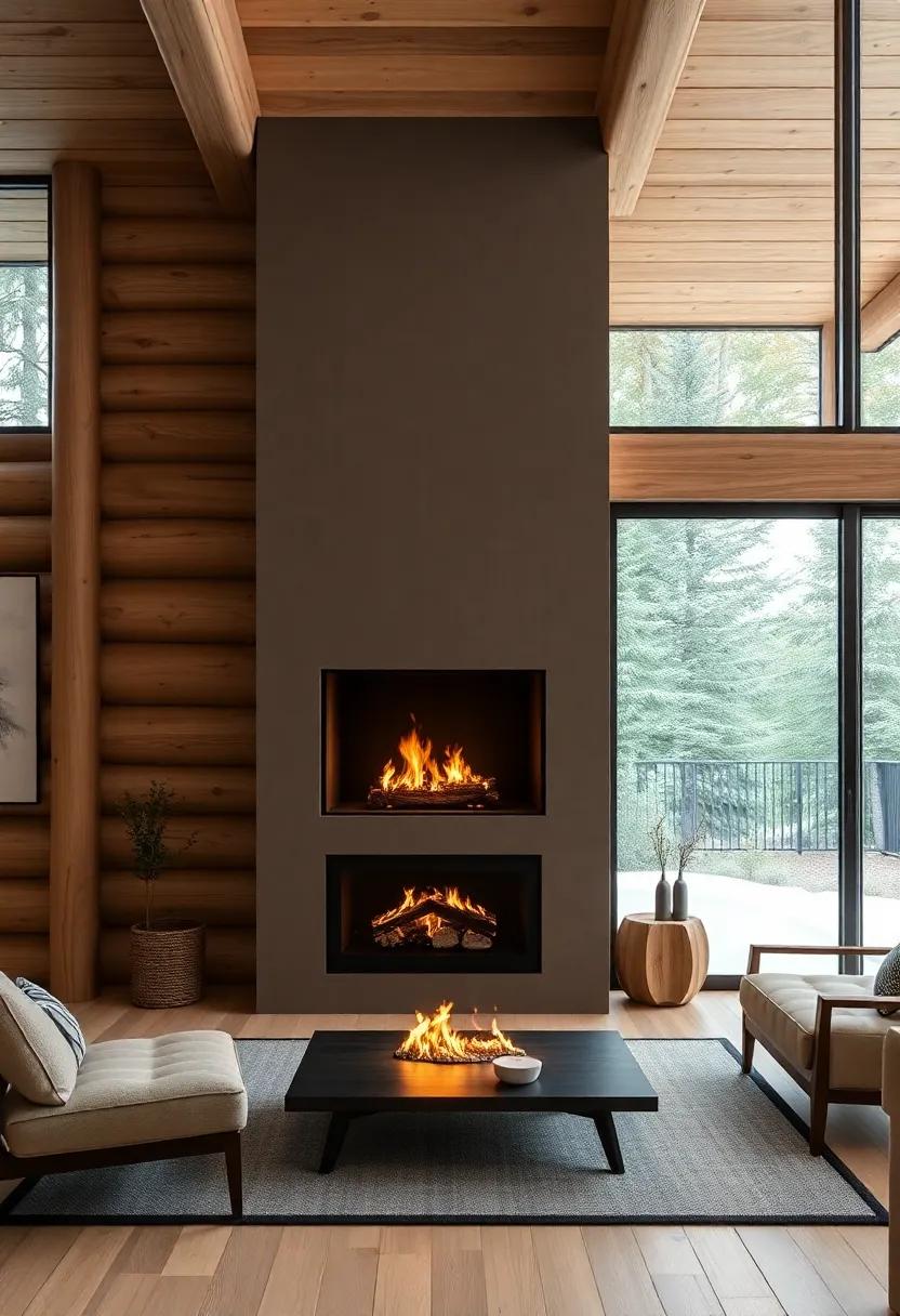 Fireplace Focal Points: The Heart of the Cabin Experience