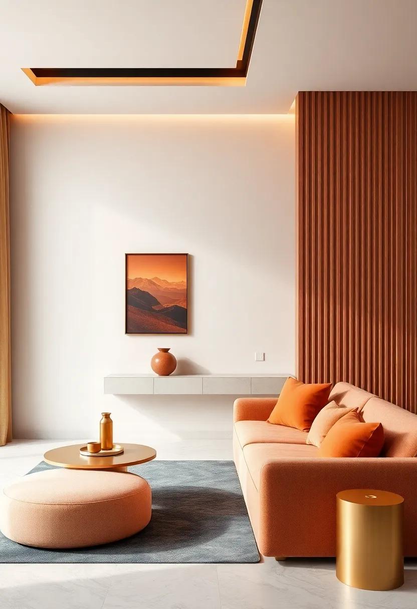 Exploring the Allure of Terracotta and ‍Gold Pairings in Modern Interiors