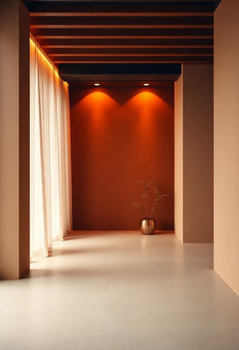 Innovative Lighting Ideas to Enhance terracotta‌ and Gold Color Schemes