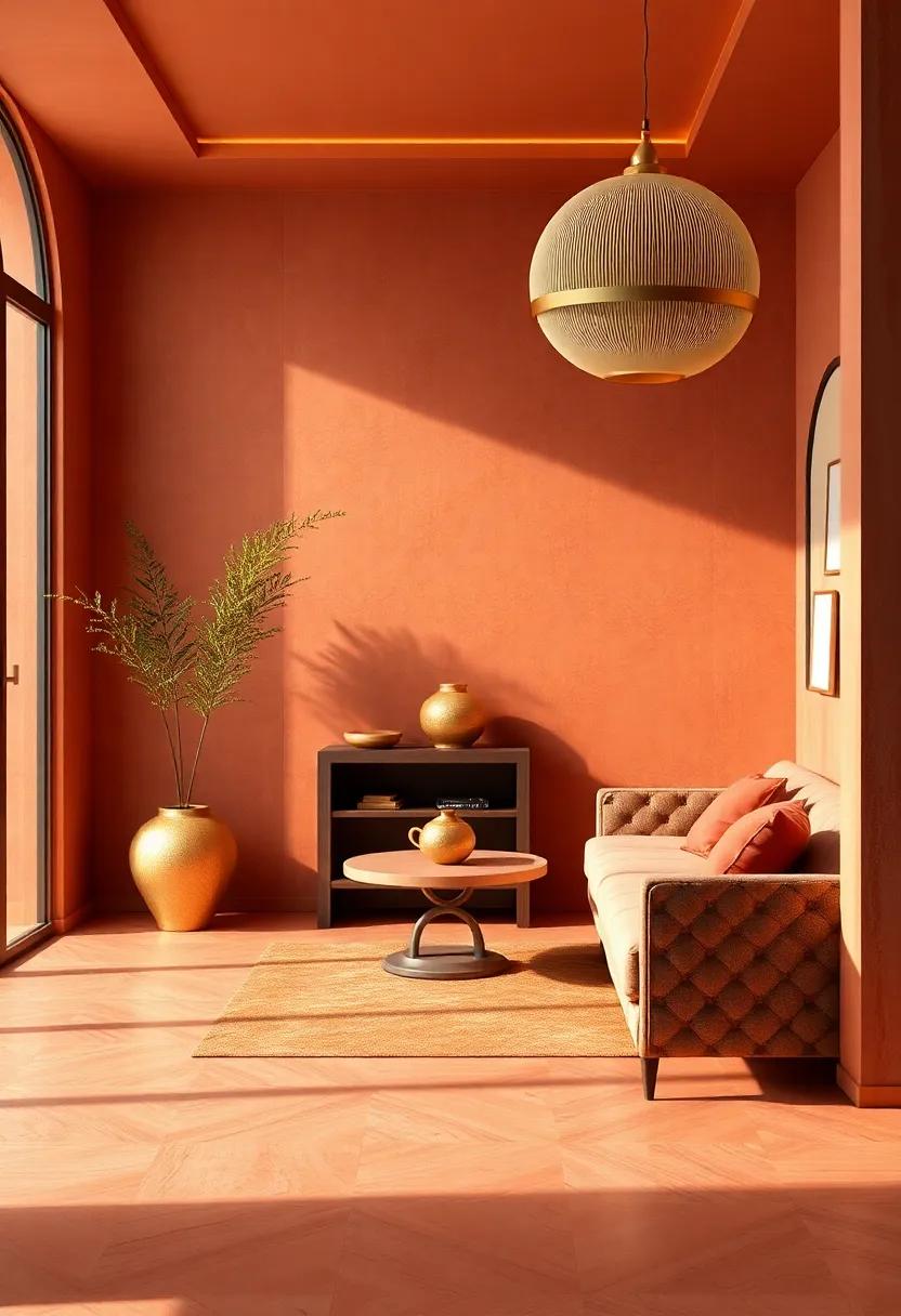 Crafting a Timeless Ambiance with Luxurious Terracotta and Gold⁣ Elements