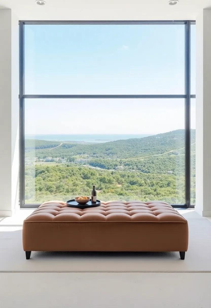 Framing the View: Positioning Velvet Ottomans for⁢ Optimal Sightlines