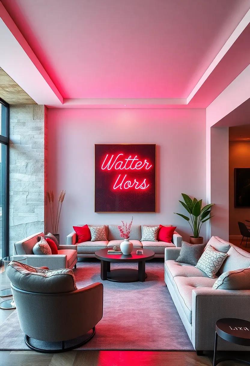 Custom Neon Signs: Add a playful and modern flair with custom neon signs that reflect your personality and enhance the ambiance of any room