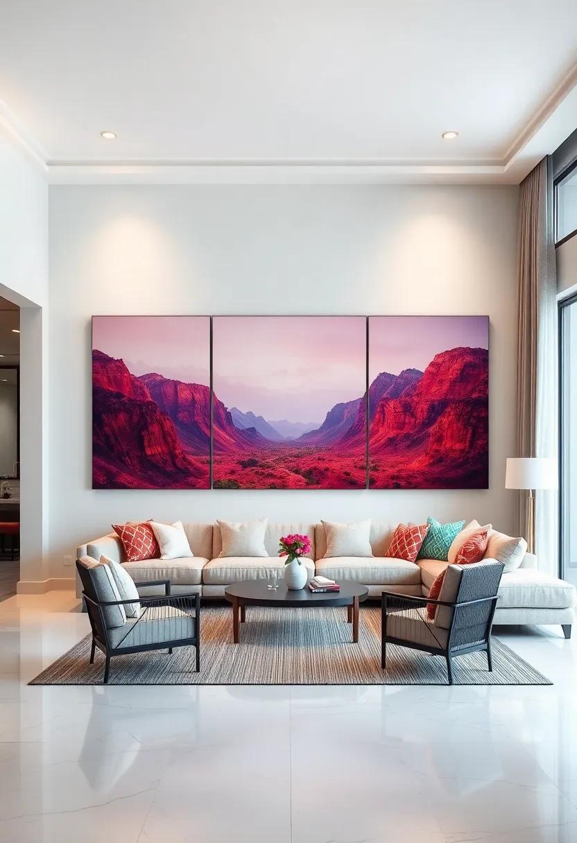 Luxury Canvas Art: invest in high-quality canvas art that reflects your personal style, whether it’s a serene landscape or a dramatic cityscape