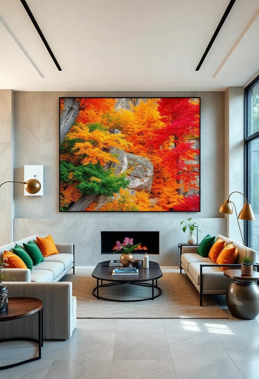 Nature Photography: Highlight the beauty of nature with large-scale photography prints that invite outdoor scenery into your living space
