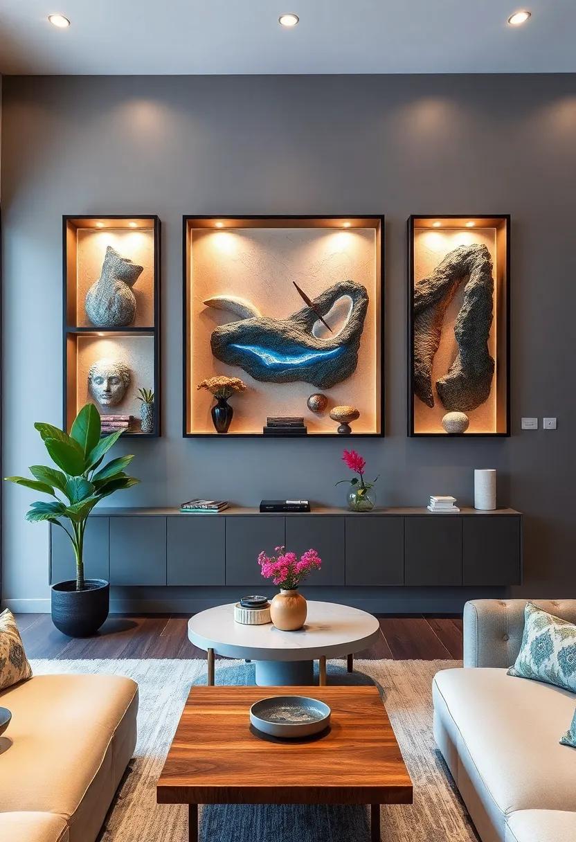 Three-dimensional Shadow Boxes: Create shadow box displays featuring meaningful objects and art that tell a story while being visually captivating