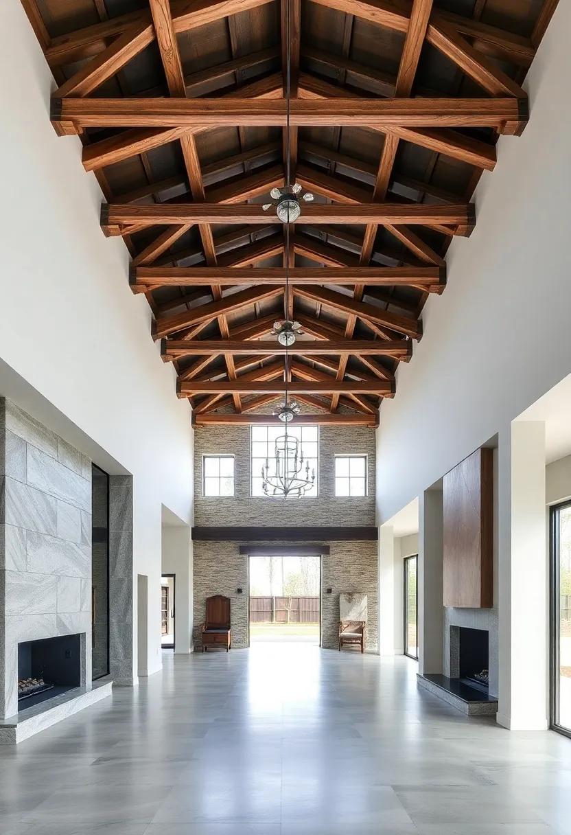 The Allure of Exposed Beams and High Ceilings in Modern Homes
