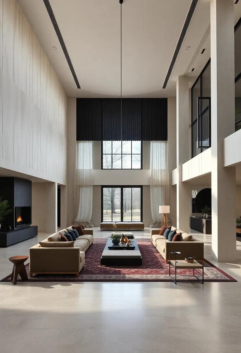 Exploring Open-Concept Layouts in​ Luxury Warehouse-Style⁣ Interiors