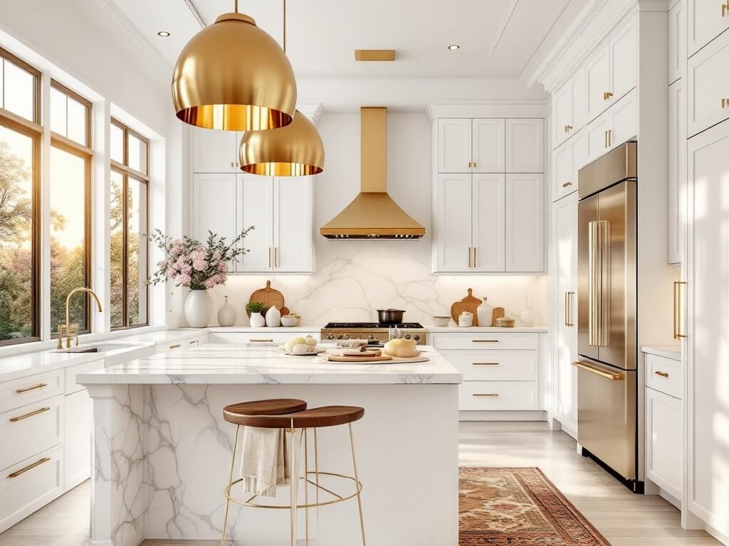 Stunning White and Gold Kitchen Decor: Your Ultimate Luxe Design Guide