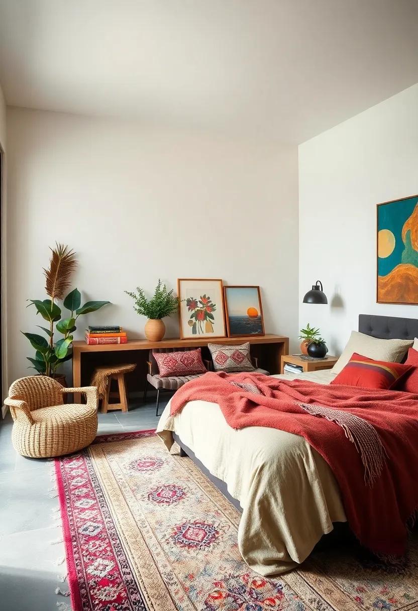 Artisanal Textiles: Use handmade throws and cushions to introduce craftsmanship and a personal touch to your decor