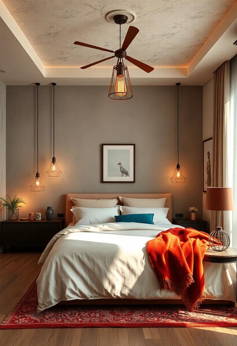 Eclectic Lighting Fixtures: Incorporate a mix of vintage and modern light sources to brighten up your space with personality