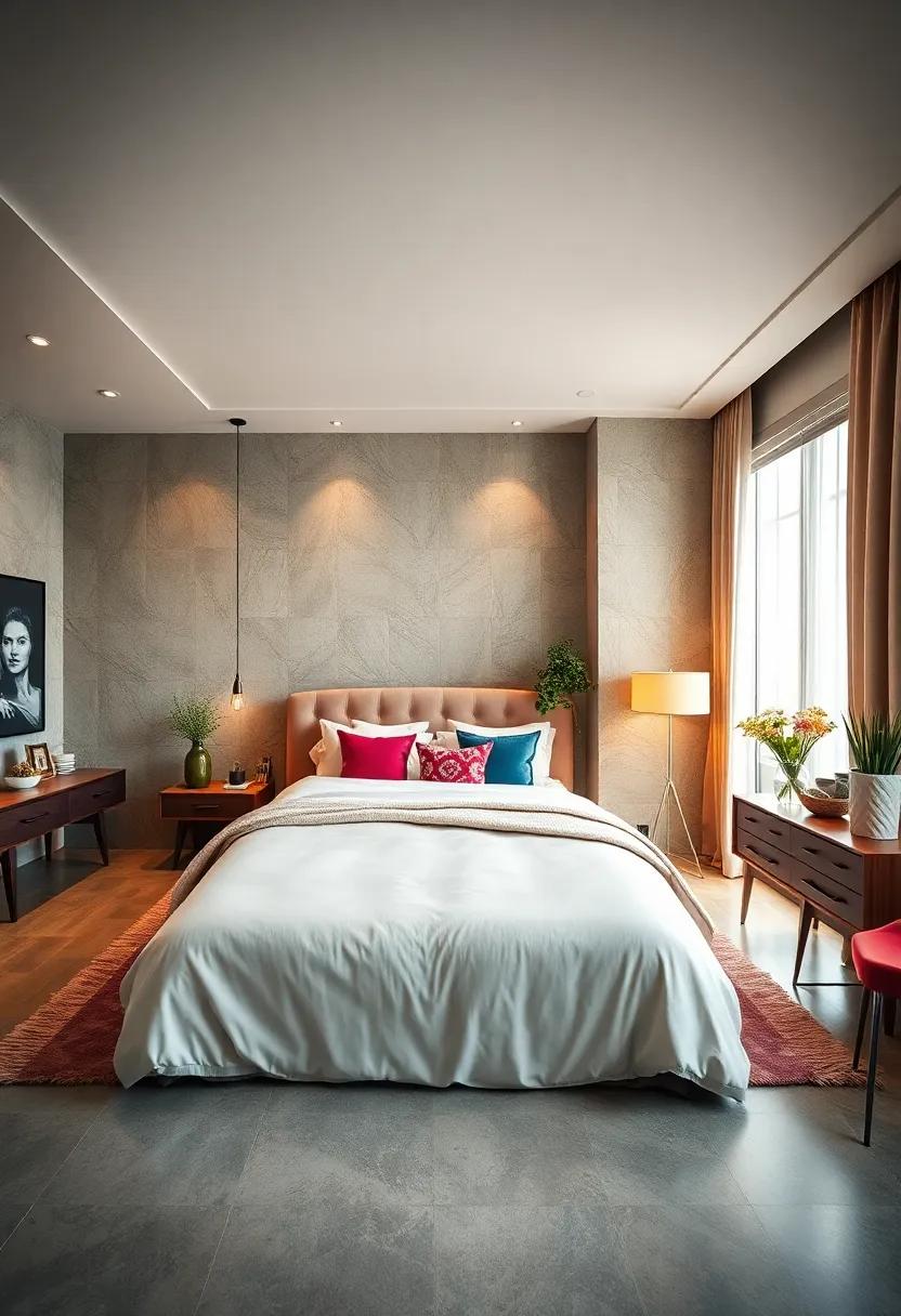 Layered Lighting: Incorporate ambient, task, and accent lighting to create versatile atmospheres throughout the day