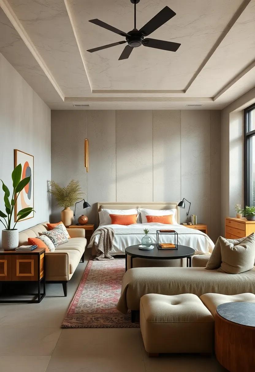 Mismatched Furniture: Embrace the unexpected by pairing diverse styles, eras, and materials in your furniture selection