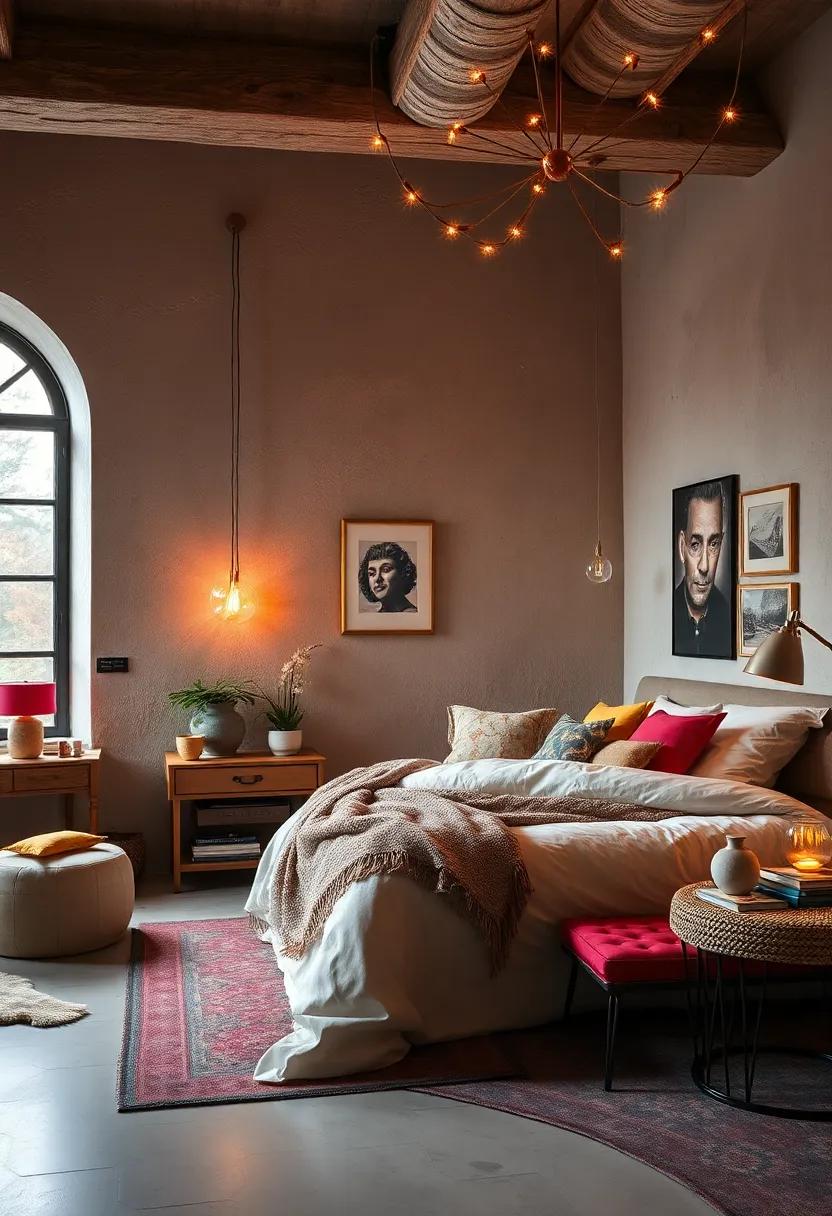 Whimsical lighting: Look for fairy lights or brightly colored lamps to add charm and a touch of magic