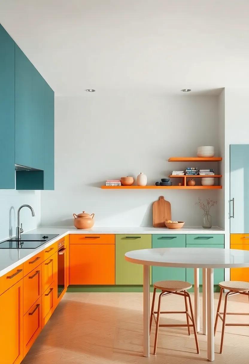Creating Coziness: enhancing Warmth in Colorfully Designed Kitchens