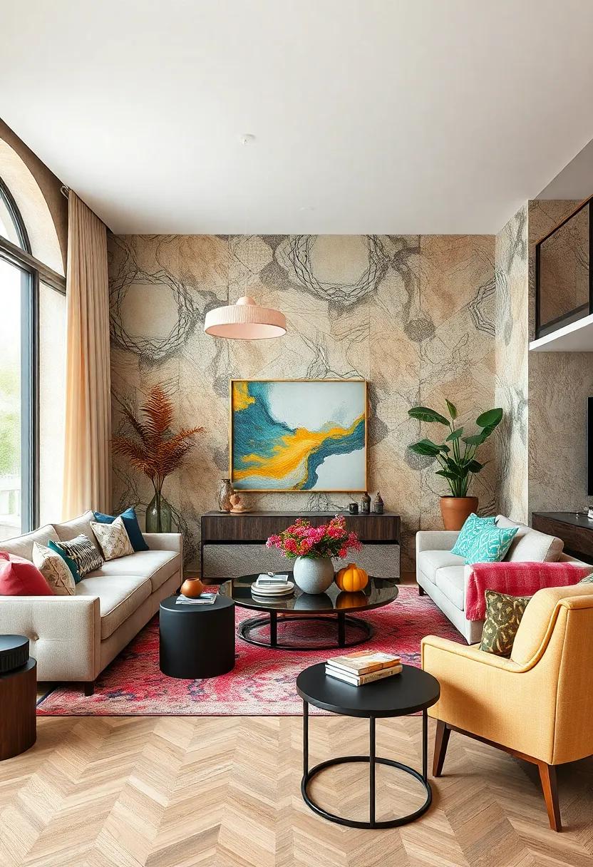 Find ⁤inspiration in a thematic ​color⁤ palette‍ that ‌runs ‌throughout ‌the⁢ patterns‍ in‌ the room, creating⁤ cohesion amid a delightful mix of designs