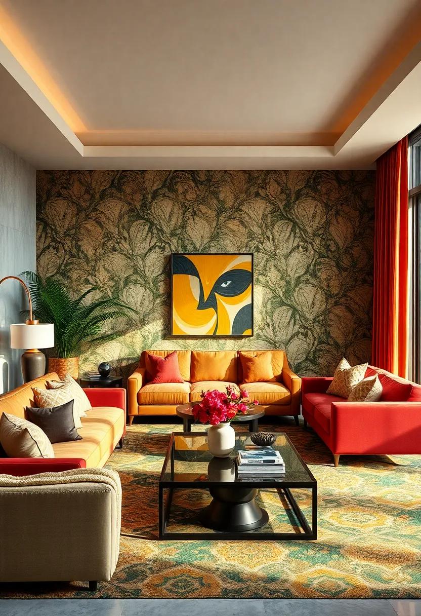 Savor ‍a⁣ curated gallery of ⁣contrasting textiles—think plush velvet, detailed embroidery, ⁤and ⁤shimmering silks—that⁤ come together to ⁢create ⁢a cozy ⁤yet daring ⁢atmosphere