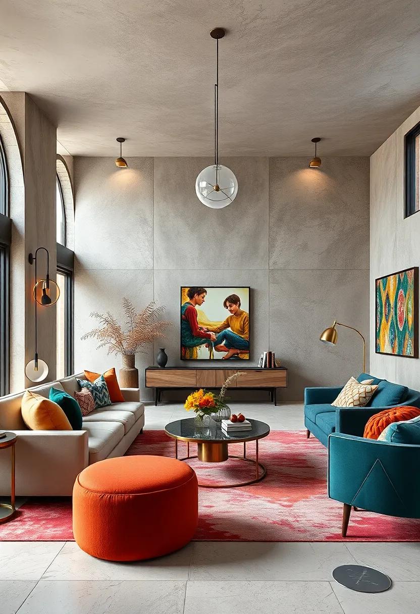 Curate a ⁢vision board of​ design ideas that encourage ‌experimentation with​ patterns and colors, inspiring⁢ you​ to transform your‌ living room into a​ vibrant expression of self