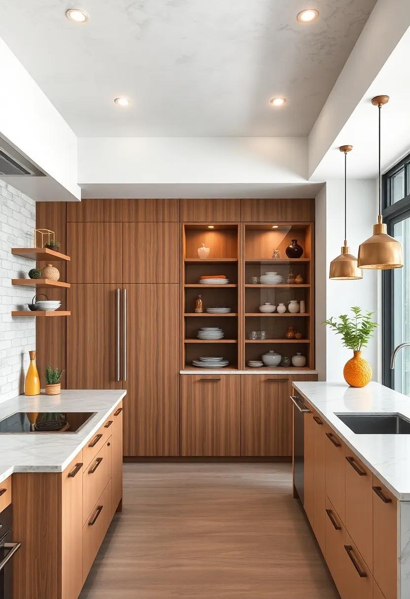 Create a Functional Pantry: Integrate a walk-in pantry or stylish cabinets to keep food organized while maintaining a minimalist look
