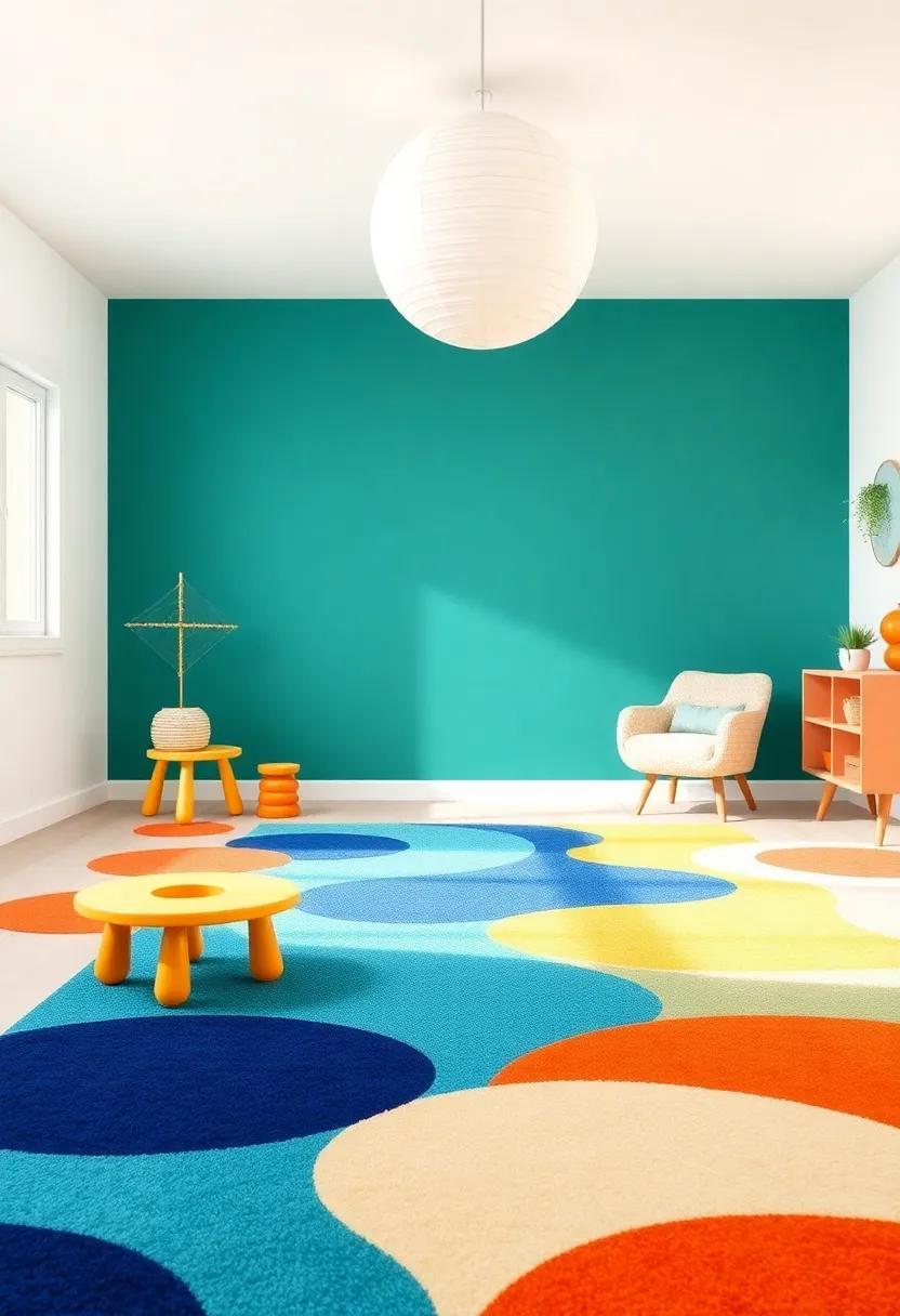 Colorful Rugs that Anchor‌ Play Areas and Radiate Joy