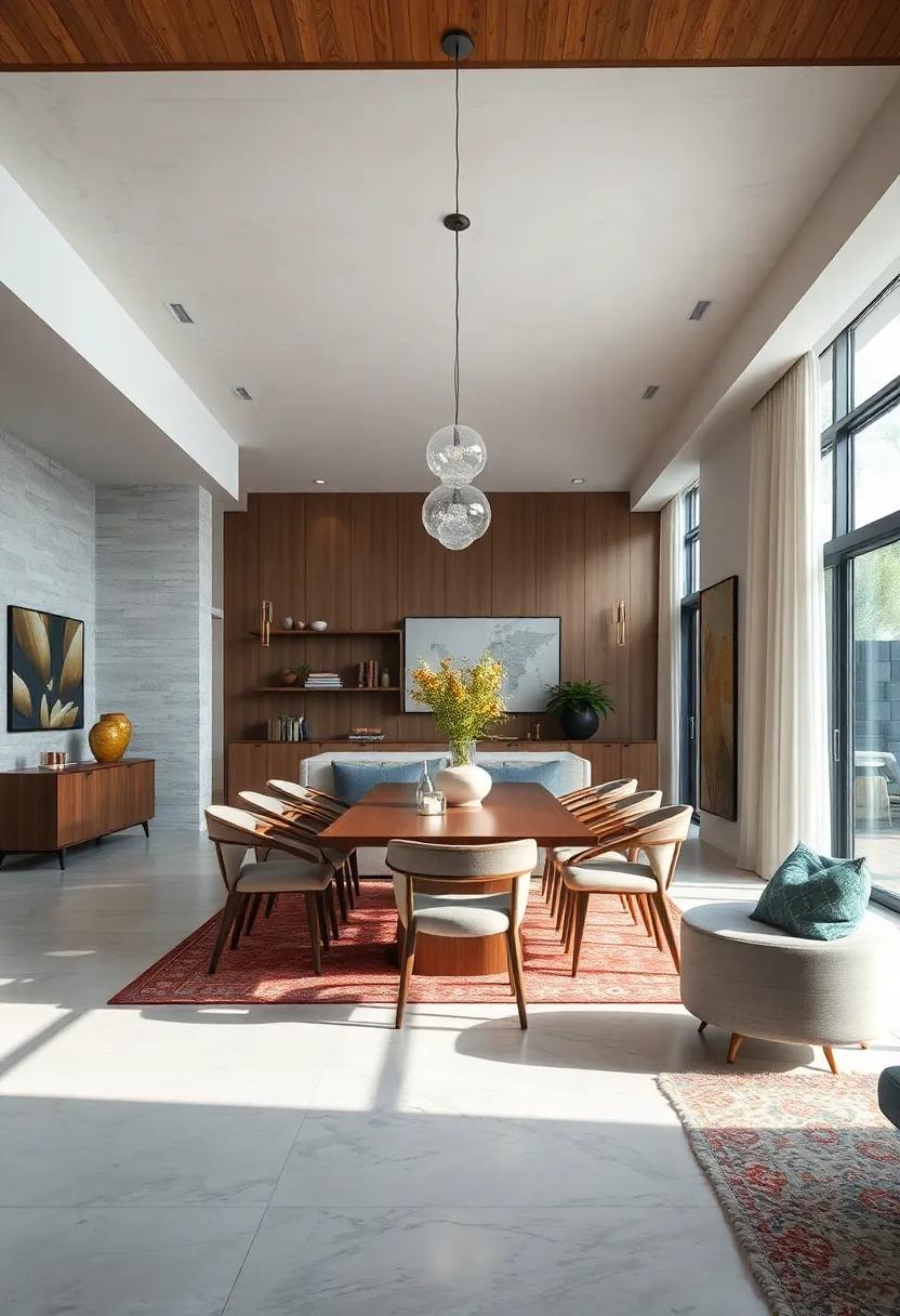 Open ‍Layouts: Seek inspiration in ⁤spaces‌ that utilize open floor plans to create a seamless flow between‌ dining​ and living areas