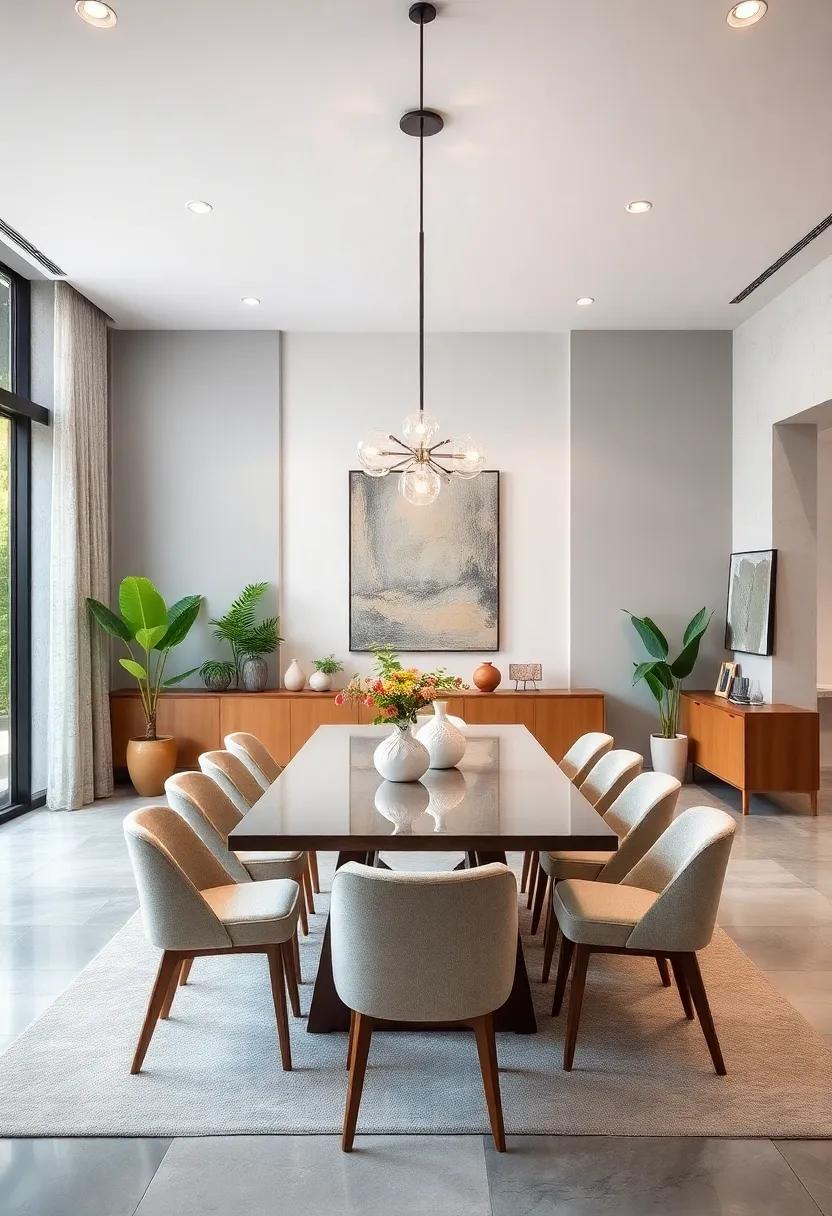 Neutral Palettes: ⁤Explore‍ how a sophisticated range ‍of grays,​ whites, and⁣ beiges can enhance the serenity of your dining space