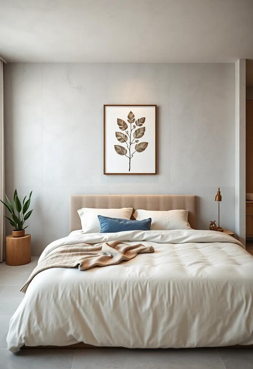 Nature's Palette: Use natural elements such ‍as driftwood or pressed leaves framed neatly to create an organic feel while ⁢adhering to ‍minimalist aesthetics