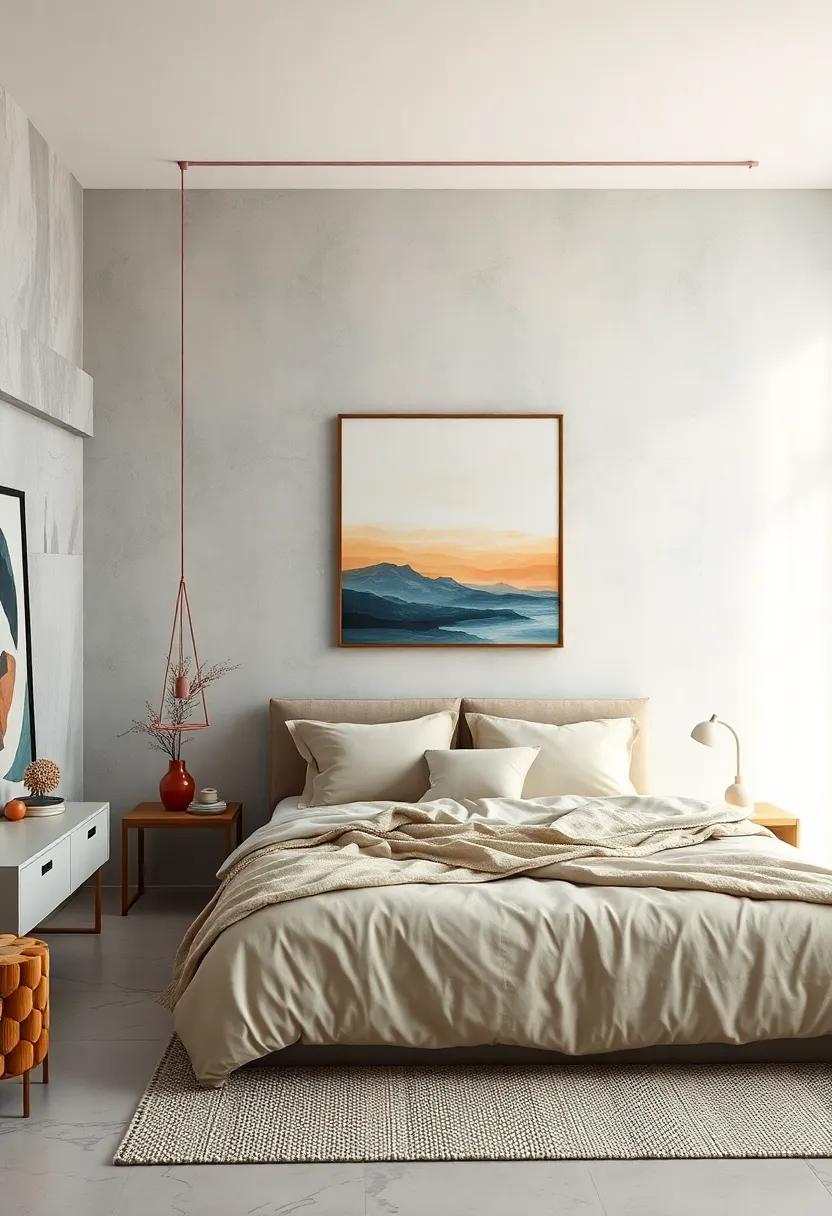 Minimalist Mural:⁢ Consider a soft, hand-painted mural ⁢that gently envelops the space—a watercolor gradient or ‍a serene landscape can work wonders for⁢ ambiance