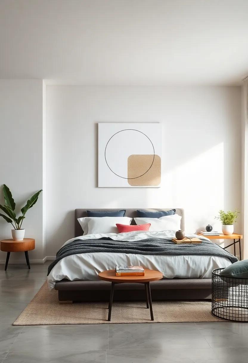 Geometric Shapes: Explore the use of minimalist geometric designs in your wall art, providing a sense of order​ and calm in ⁢an often chaotic world