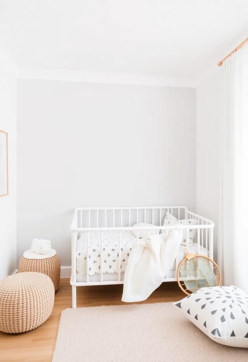 Use subtle patterns in textiles like bedding and cushions to add visual interest while maintaining the minimalist ethos