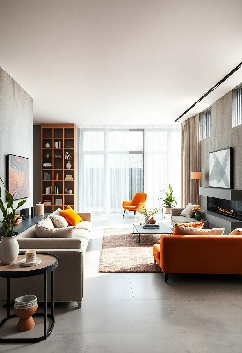 Built-In Storage: Utilize built-in shelving and cabinetry to keep belongings tucked away, enhancing the clean, minimalist appearance