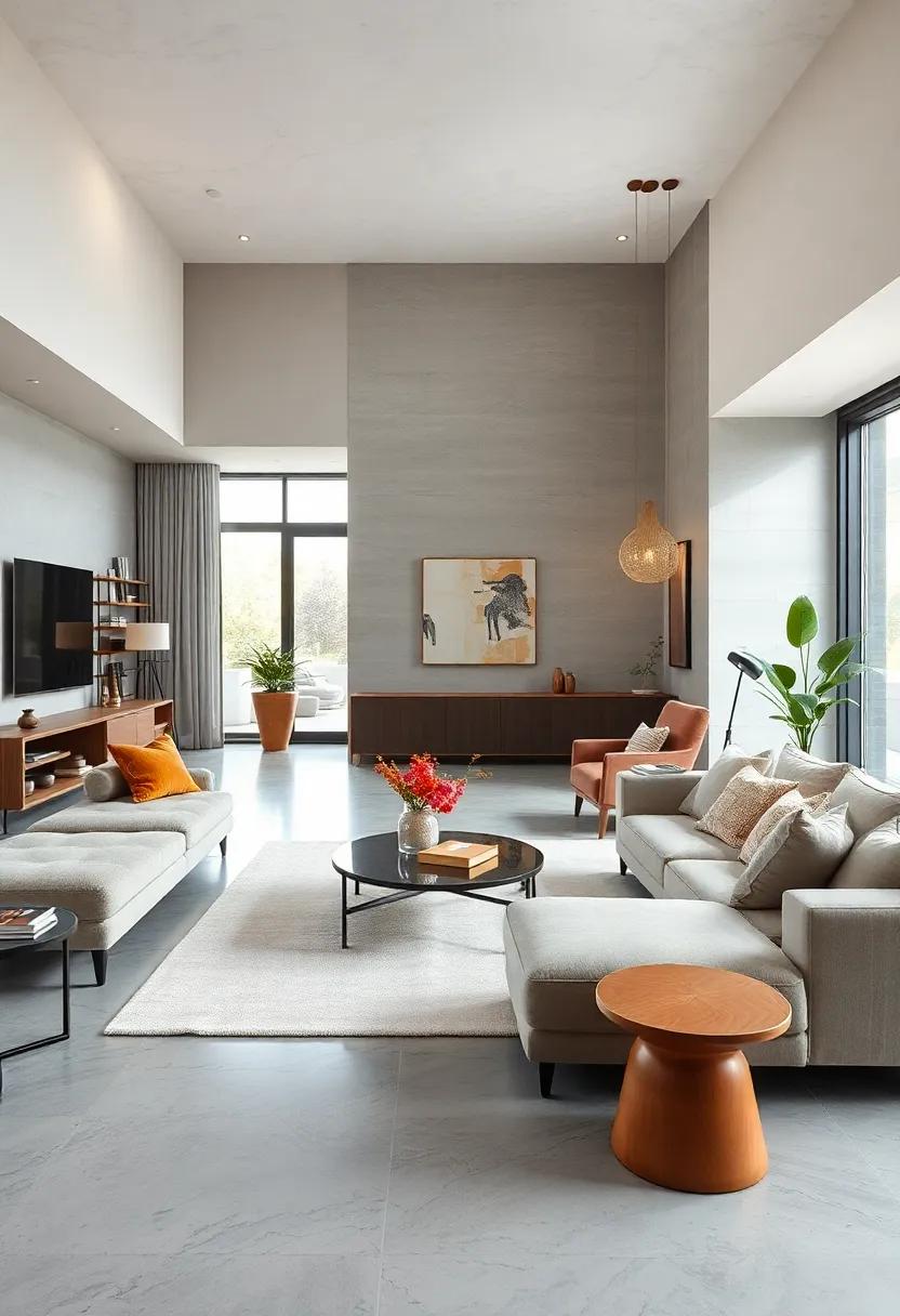 Sleek Lines: Select furniture with clean lines and geometric shapes to reinforce a streamlined aesthetic that feels contemporary