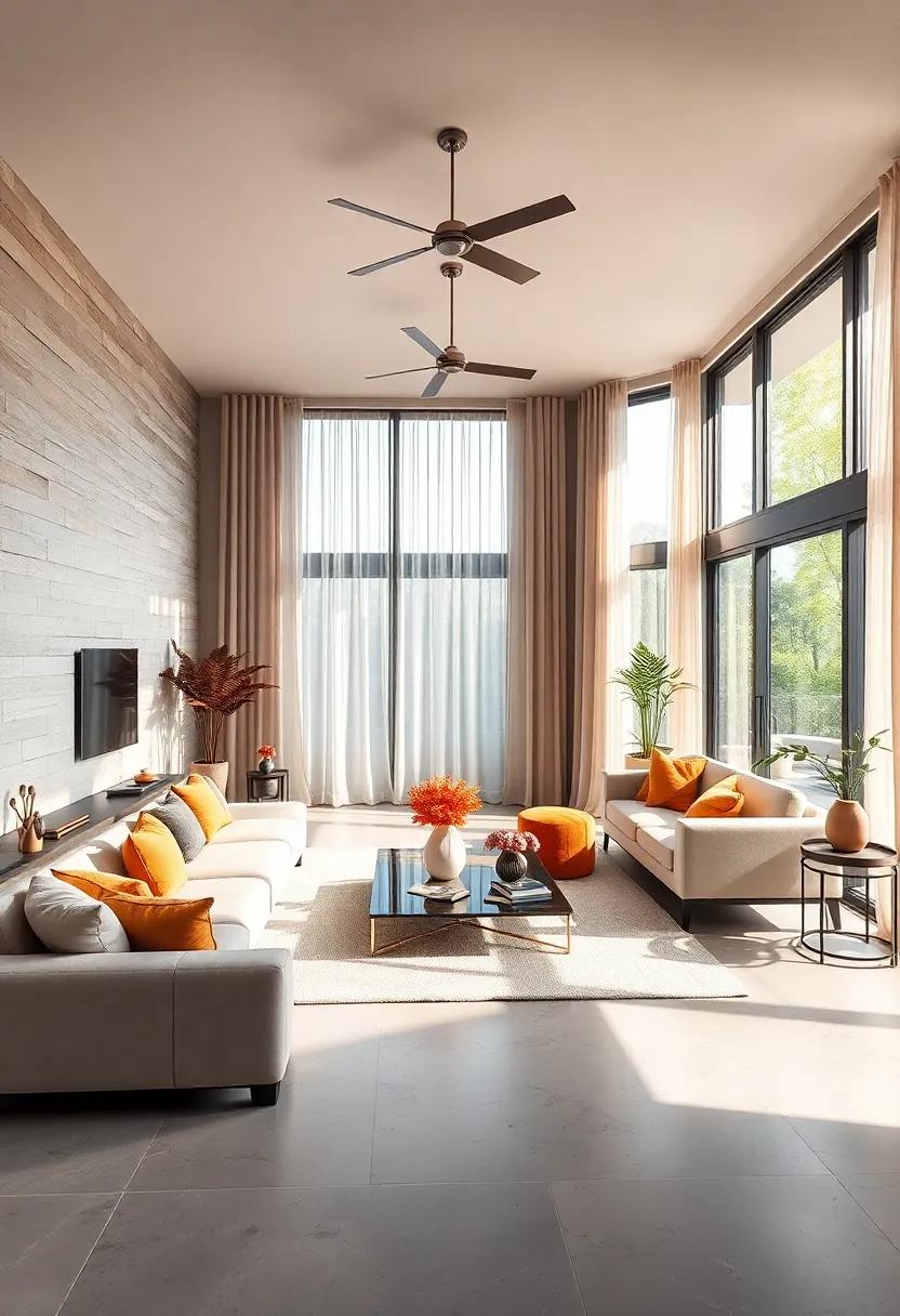 Simple Window Treatments: Opt for sheer curtains or minimal blinds that invite light while maintaining privacy and simplicity