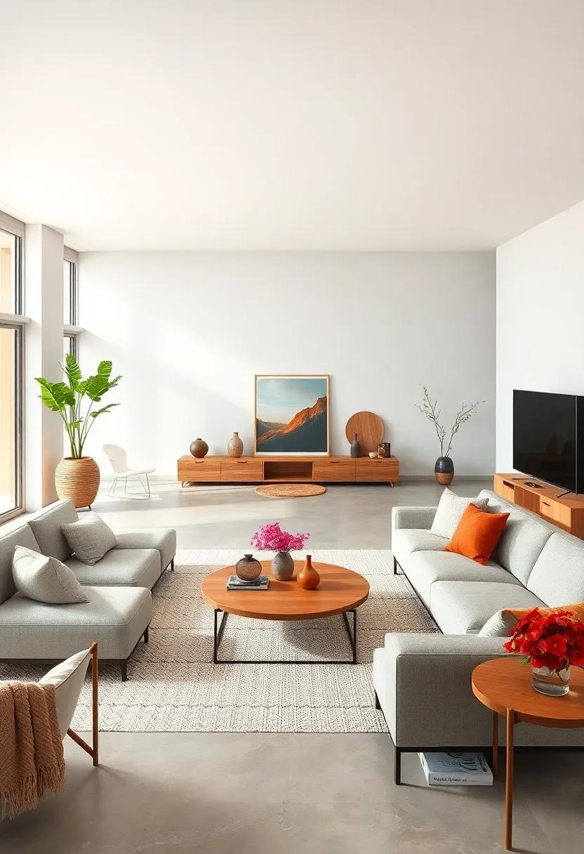 Natural Materials: Incorporate wood, stone, or bamboo elements to bring an organic touch that complements a minimalist design ethos