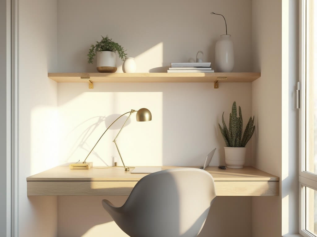 Create a Stylish Home Office Oasis in Your Tiny Apartment