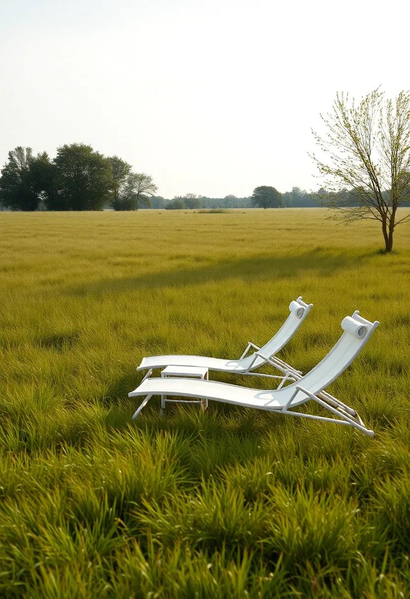 in a tranquil forest clearing, a handcrafted picnic table sits surrounded by nature, encouraging outdoor gatherings while maintaining an effortlessly rustic appeal
