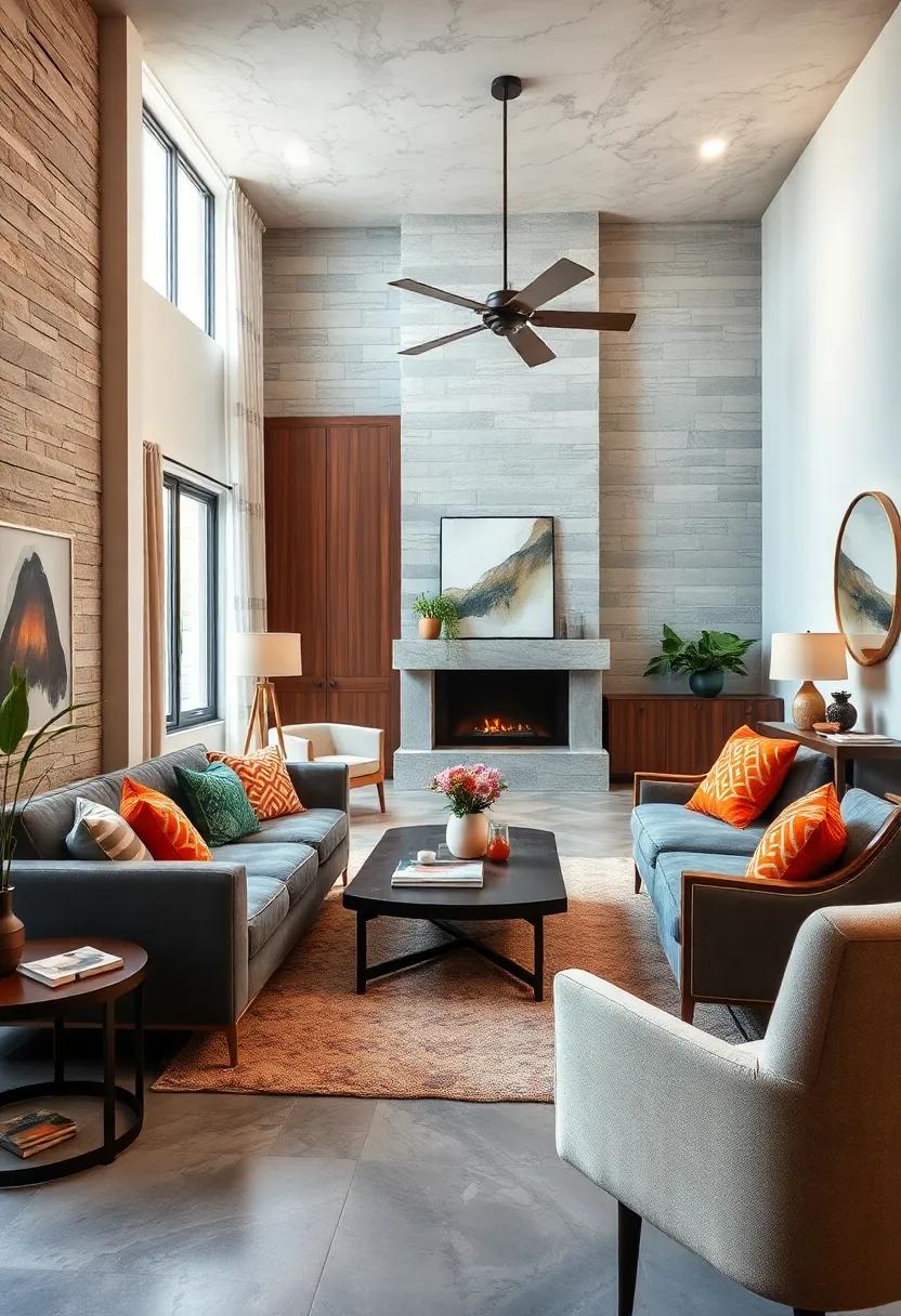 Experiment with Wall Treatments: use various wall finishes⁣ and textures, such as paint, wallpaper, ⁢and wood paneling to create visual intrigue