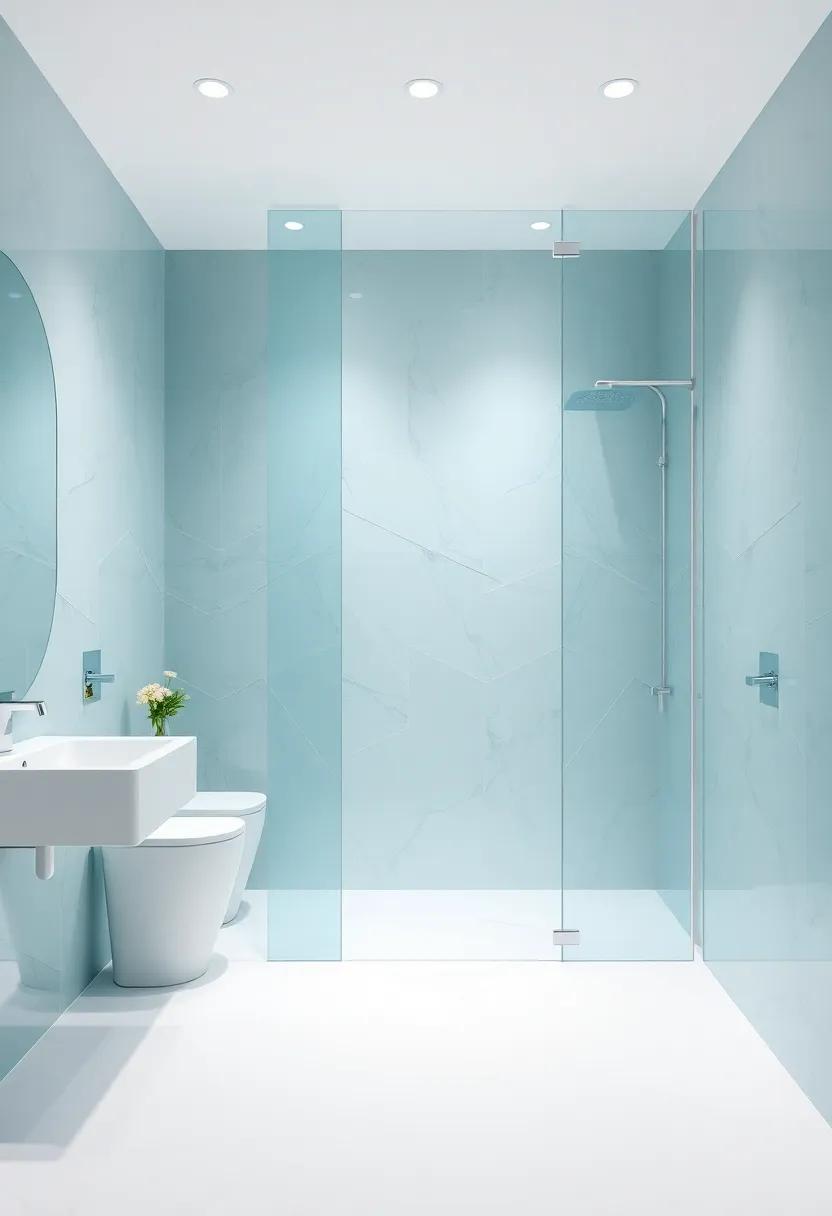 Captivating Glass Storage Solutions for a Clutter-Free Bathroom Experience