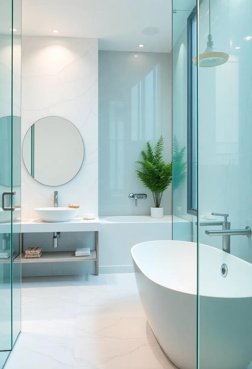 Creating a Spa-like Atmosphere with Clear Glass Spa Features