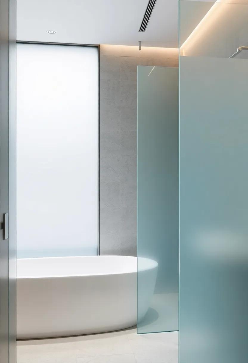 Exploring the Versatility of Frosted Glass in Privacy Designs
