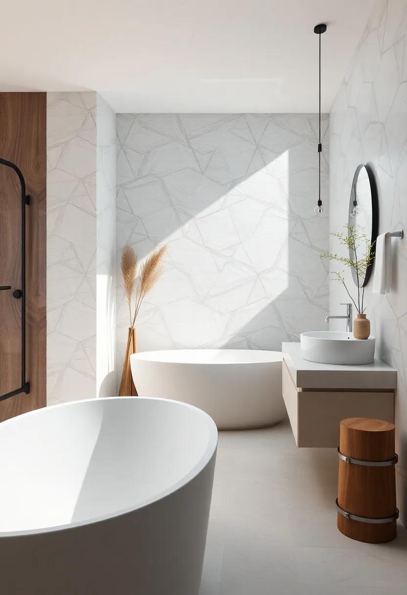 Harmonizing Glass Elements with Natural Textures for Serenity